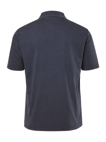 Men Plus Poloshirt in navy blau