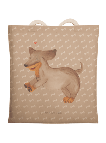 Mr. & Mrs. Panda shopping bag Hund Dackel ohne Spruch in Hundeglück