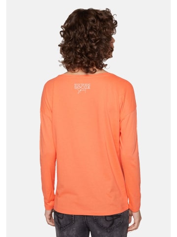 soccx Longsleeve 'Rock the Boat' in orange