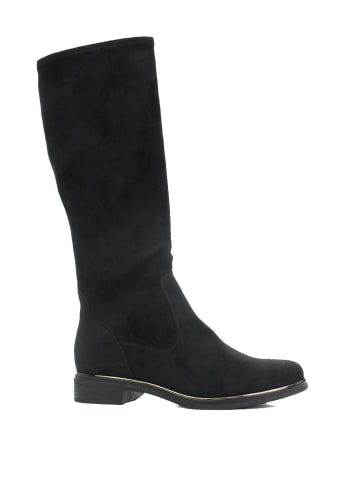 Stiefel in Black Velour