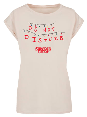 F4NT4STIC T-Shirt Stranger Things Do Not Disturb in Whitesand