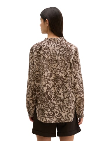 Marc O'Polo Tunika-Bluse regular in Medium Brown