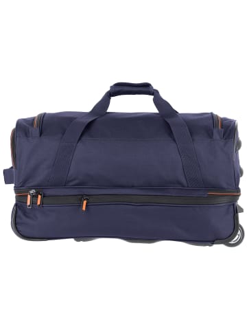 travelite Basics 2-Rollen Reisetasche 55 cm marine