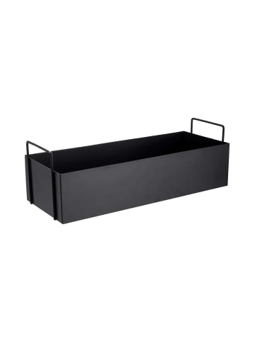 Butlers Pflanzkasten B 45 x T 17cm PLANTA in Schwarz