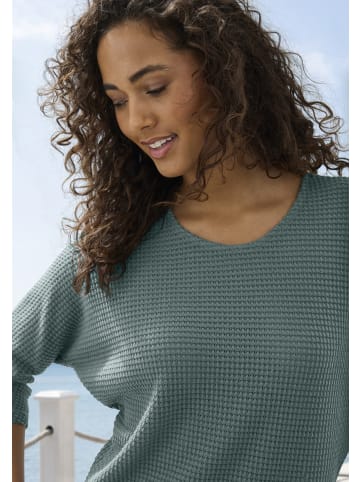 Vivance by Lascana 3/4-Arm-Shirt in eukalyptus
