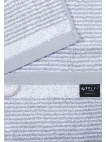 Ross 4 X Handtuch 2 X Duschtuch im Set Stripes in Hellgrau