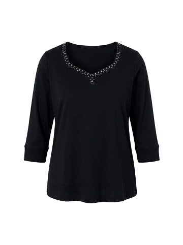 Ulla Popken Shirt in schwarz