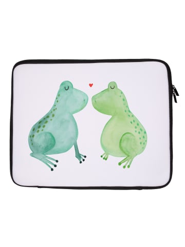 Mr. & Mrs. Panda Notebook Tasche Frosch Liebe ohne Spruch in Weiß