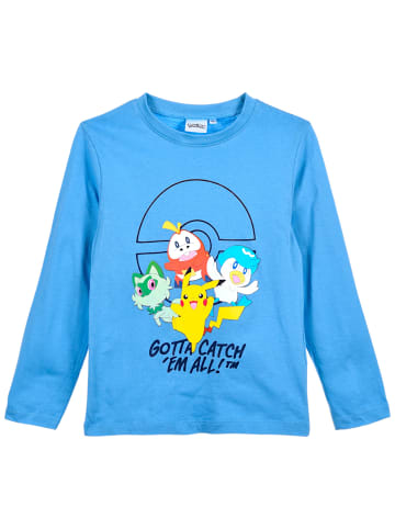 Pokémon Langarmshirt Pokémon  in Blau