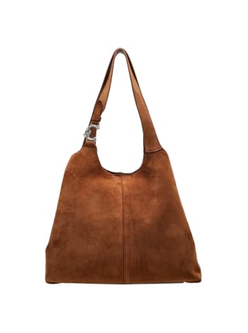 COCCINELLE C-Easy Suede - Shopper 35 cm (cognac/cognac) in cognac/cognac