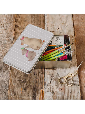 Mr. & Mrs. Panda Aufbewahrungsbox Bär Kind ohne Spruch in Grau Pastell