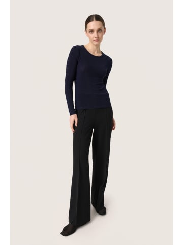 Soaked in Luxury Langarm-Shirt SLSkylara Slim fit in Night Sky