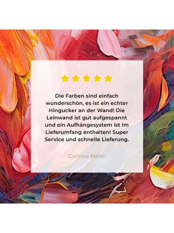 MuchoWow Leinwand bilder Abstrakte Farbexplosion (BxH)