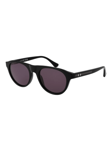 Web Männer Sonnenbrille Rund Schwarz