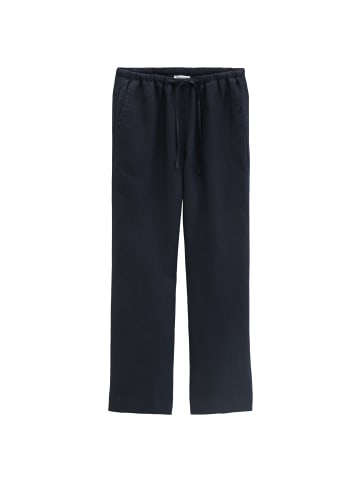 Marc O'Polo Leinenhose straight in Deep Night Blue