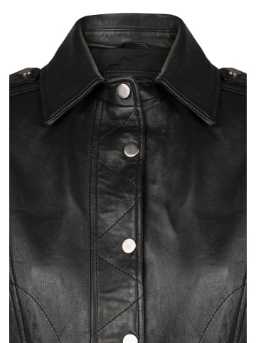 Felix Hardy Lederjacke in Schwarz