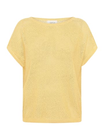 CARTOON Strickpullover mit Rundhalsausschnitt in Golden Haze