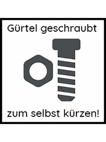 Bazlen Gürtel für Herren in hell-braun