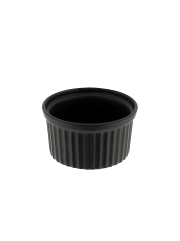 Almina 6 Teiliges Muffinform-Set Schale aus Porzellan in Schwarz