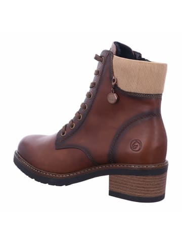 remonte Schnür-Stiefeletten für Damen in mittel-braun