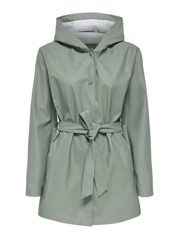 ONLY Regenmantel in Agave Green