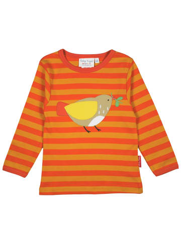 Toby Tiger Langarmshirt mit Sperling Applikation in orange