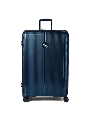 Polestream Paris 4 Rollen Trolley 78 cm in blue metallic