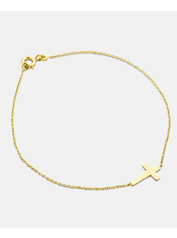 Diamant L'éternel Armband aus 375 Gelbgold