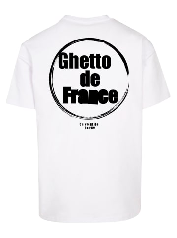 Mister Tee Mister Tee Ghetto de France Oversize Tee in white