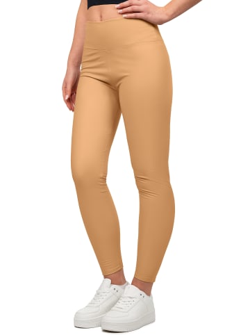 Reichstadt Damen Skinny Fit Hose High Waist in Camel