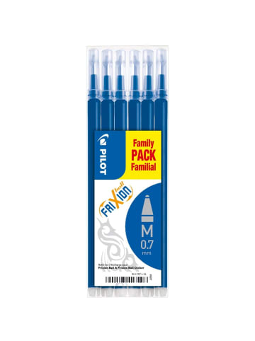 PILOT Tintenrollermine Frixion Ball BLS-FR7-L-S6 07 blau Packung mit 6 Stück