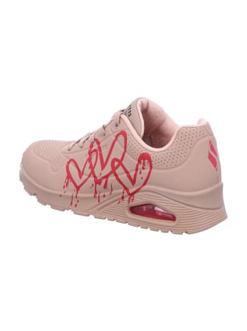 Skechers UNO - DRIPPING IN LOVE UNO - DRIPPING IN LOVE in natural/red