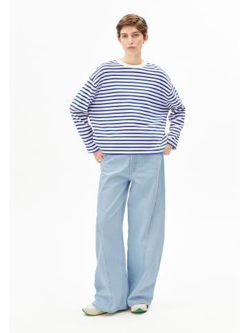 armedangels Sweatshirt Frankaa Maarlen in blau ecru