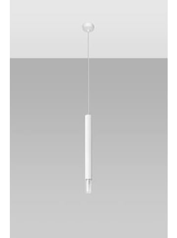 Nice Lamps Hängeleuchte VITTORIA 1 Weiß stahl und glas (L)8cm (B)8cm (H)120cm