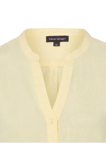 Franco Callegari Leinenbluse in vanille - 0107