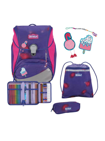 Scout Scout Alpha Schulranzen-Set 4 teilig DIN Summer