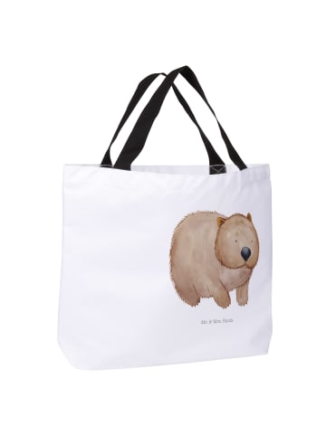 Mr. & Mrs. Panda Strandtasche Wombat ohne Spruch in Weiß