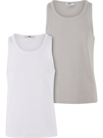DEF Tanks & Cami in bright white+micro chip