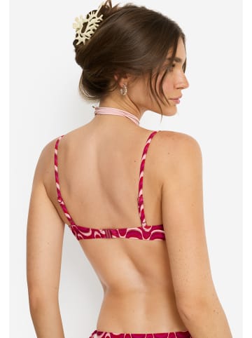 LSCN BY LASCANA Bügel-Bikini-Top in pink waves