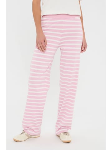 SAINT TROPEZ Casual Hose MilaSZ Gerade Passform in Pink Nectar/Ice Mel Stripe
