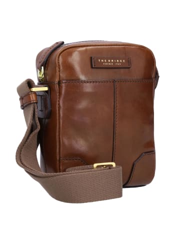 The Bridge Vespucci Umhängetasche Leder 16 cm in brown-gold