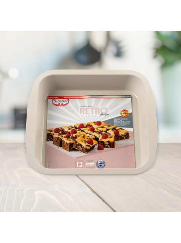 Dr. Oetker Brownie-Backform Retro, 27x26x5 cm