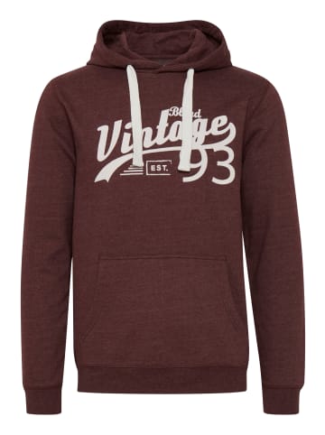 BLEND Hoodie BHVince 703694ME Kapuzensweatshirt mit Frontprint in Rot