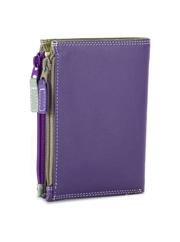 MYWALIT Geldbörse RFID Schutz Leder 9 cm orchid