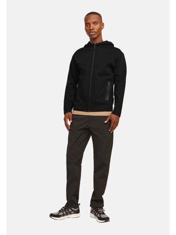 Jack & Jones Sweatjacke 'Fusion' in schwarz