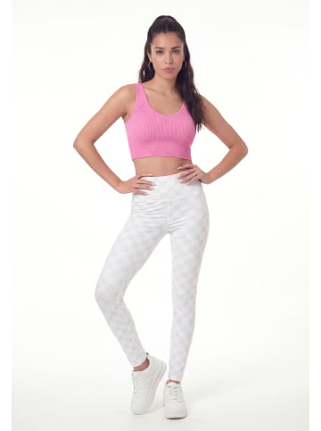 mimo Women Leggings in WHITE GREY