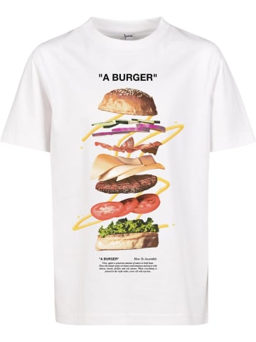 Mister Tee Shirt "Kids A Burger Tee" in Weiß