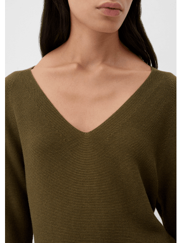 s.Oliver Strickpullover langarm in Olive