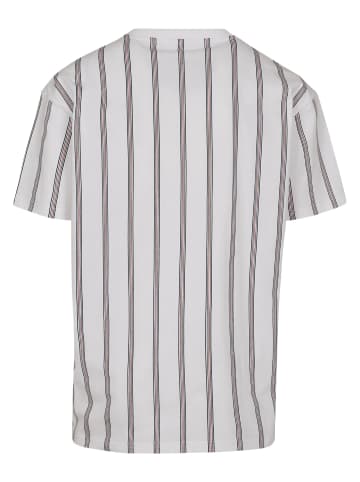 Urban Classics Urban Classics Herren Heavy Oversized AOP Stripe Tee in white/navy
