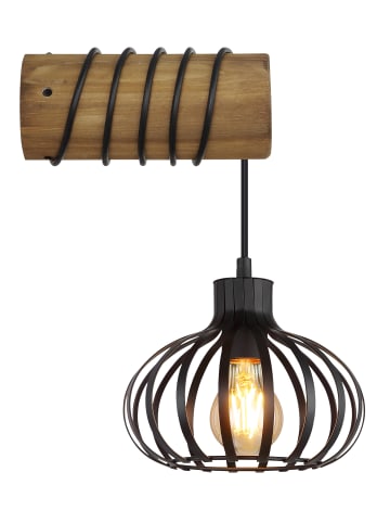 Globo lighting Wandleuchte "CALDWELL" in brown